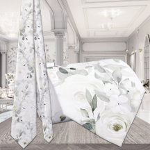 Rosa Desdêmona Branca Casamento Prata Eucalipto