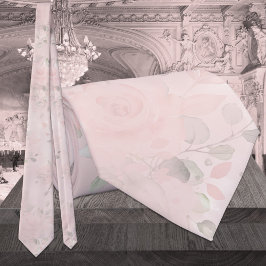 Gravata Rosa Desmaiado Floral Casamento Jardim Secreto