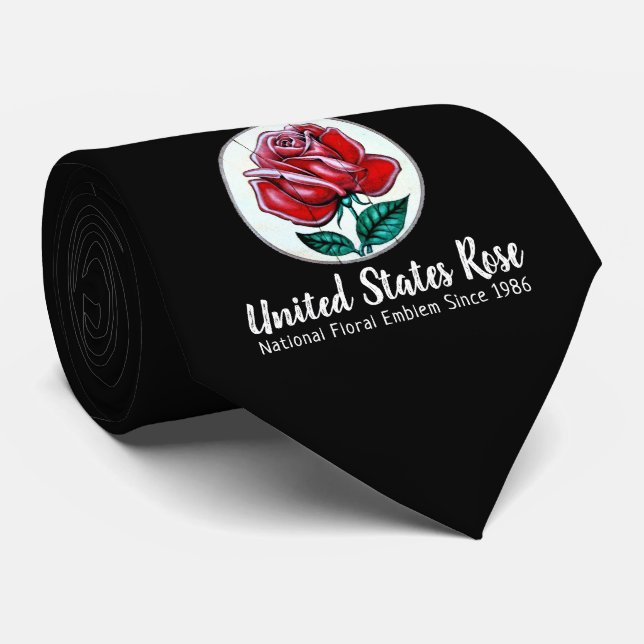 Gravata Rosa dos Estados Unidos (Rolled)