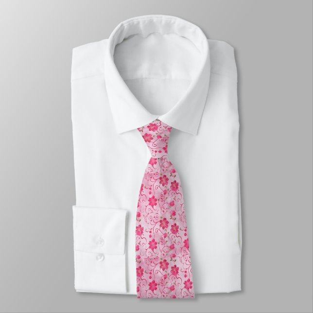 Gravata Rosa para Looks Sofisticados e Sutis (Amarrado)