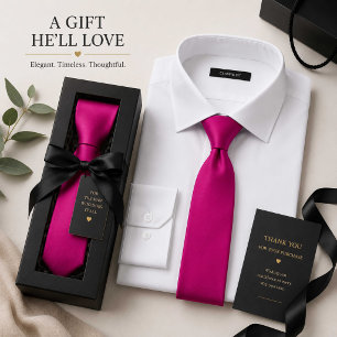 Gravata Rosa Rosa Bege Elegante e Preto