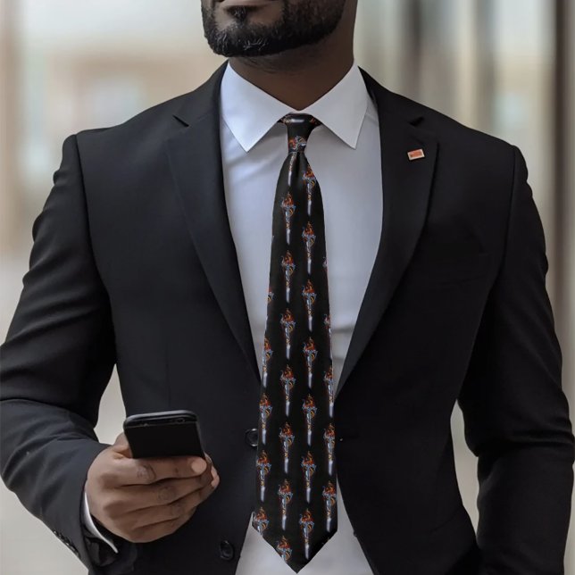 Gravata Rosas de espadas do Dragão Vermelho (Criador carregado)