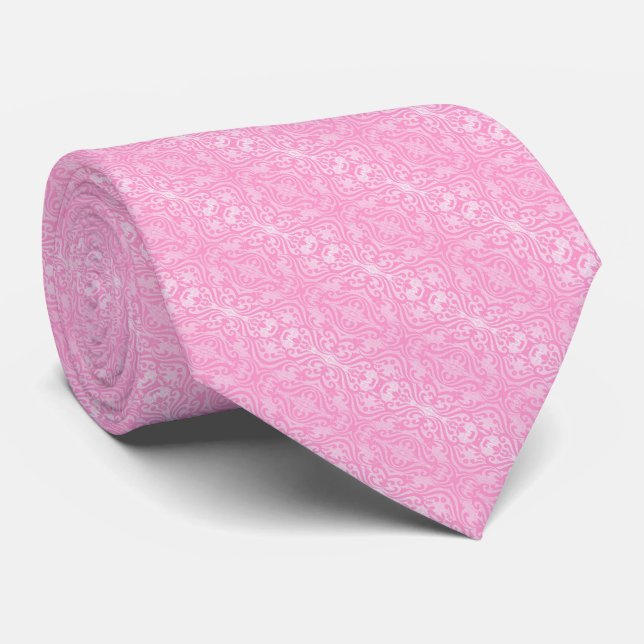 Gravata Rose Charmant - Redoutable (Rolled)