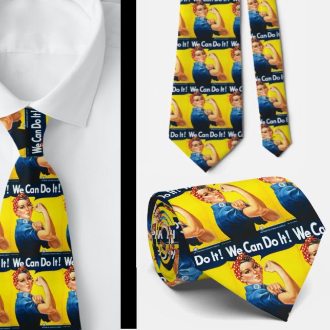 Gravata Rosie The Riveter Nós Podemos Fazer (Criador carregado)