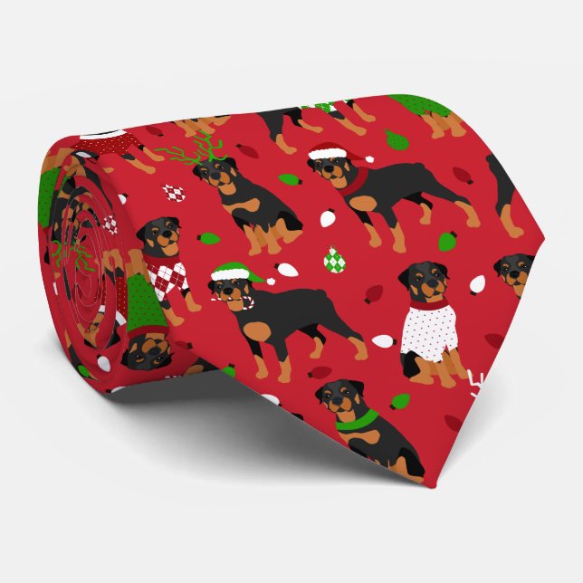 Gravata Rottweiler Natal (Rolled)