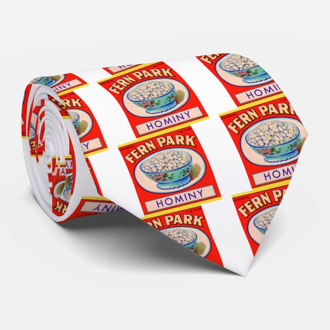 Gravata Rótulo de cinzas caseiras do Parque Fern dos anos  (Rolled)