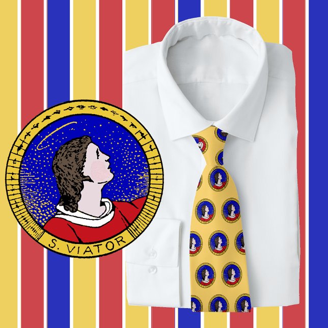 Gravata Roundel of Rua Viator of Lyon the Catechist (LD 01 (Criador carregado)