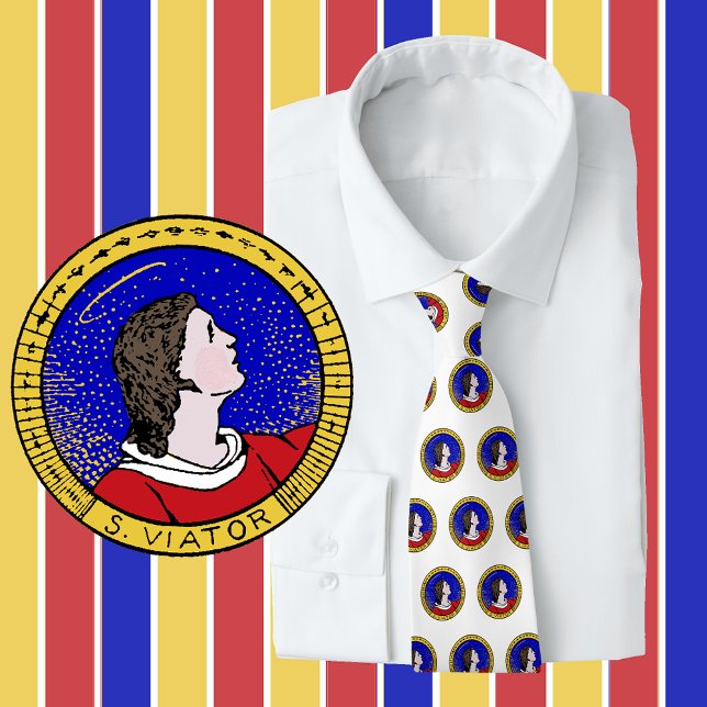 Gravata Roundel of Rua Viator of Lyon the Catechist (LD 01 (Criador carregado)