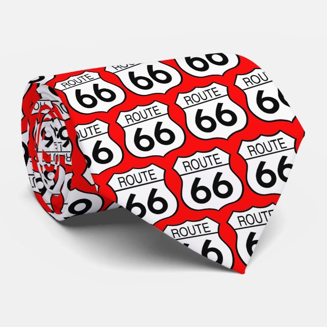 Gravata Route 66 Tie (Rolled)