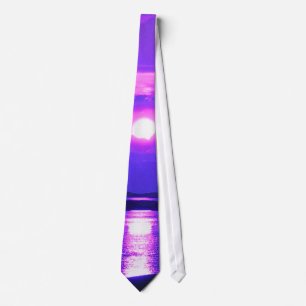 Gravata Roxo de Crepúsculo