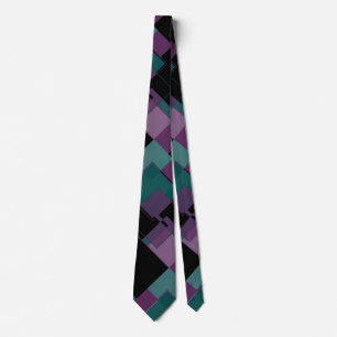 Gravata Roxo e cerceta