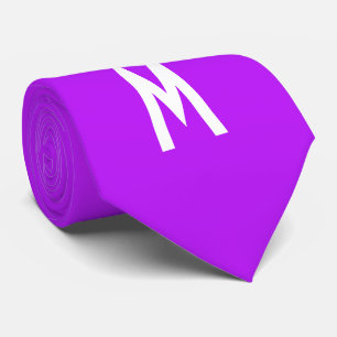 Gravata Roxo Simples e Moderno fluorescente Neon