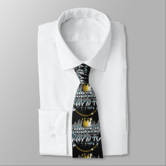 Gravata Royalty Concreto - Design de Streetwear Urbano