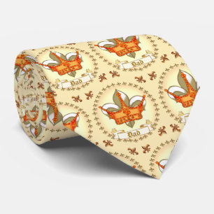 Gravata Royalty King Crown Pai tie