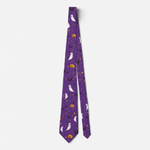 Gravata Rua das celebrações - o Dia das Bruxas (roxo)
