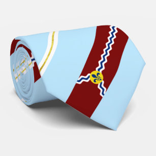 Gravata Rua.Louis (Missouri), bandeira da cidade, Neck Tie