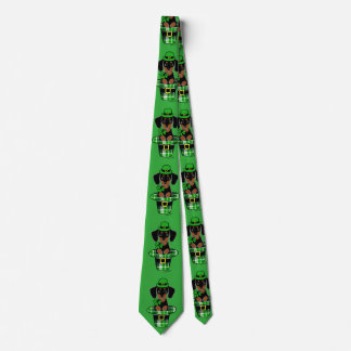 Gravata Rua Patrick Day Dachshund Cartoon 4 Tie