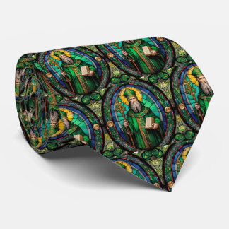 Gravata Rua Patrick Irish Patron Santo em vidro