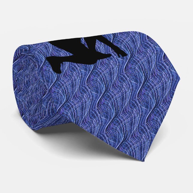 GRAVATA RUNNER MED. AZUL ÚNICO (Rolled)