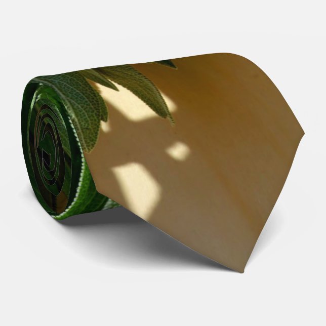 Gravata Sage de corte fresco (Rolled)