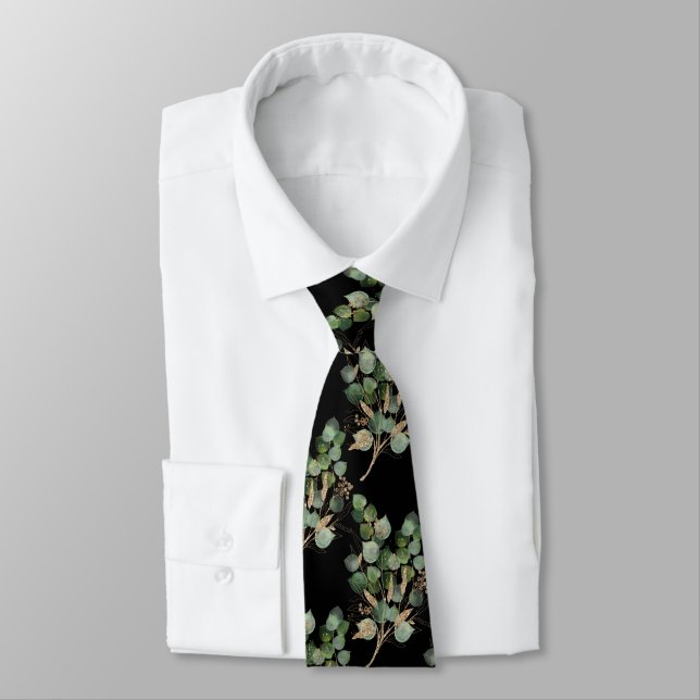 GRAVATA SAGE GREEN BOTANICAL 2 MENS TIE (Amarrado)
