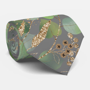 GRAVATA SAGE GREEN CINZA BOTÂNICA MENS TIE