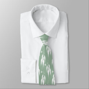 GRAVATA SAGE GREEN EUCALYPTUS BOTANICAL TIE