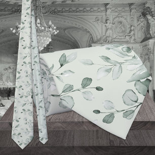 Gravata Sage Green Eucalyptus Greenery Weding