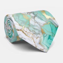 Gravata Sage Green Gold Marble Stone Elegant