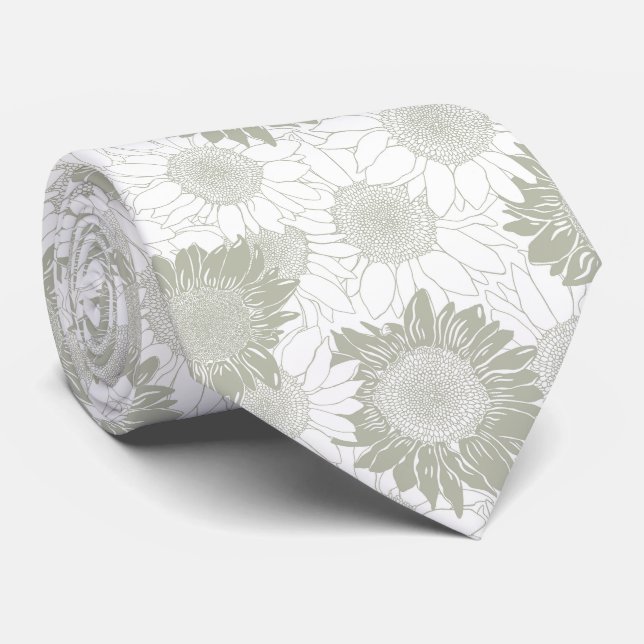 Gravata Sage Sunflower (Rolled)