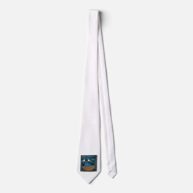 Gravata Sagrado Wedjat Eye de Horus (Frente)