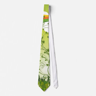 Gravata Saint Patrick's Day Lucky Clovers Shamrock irlandê