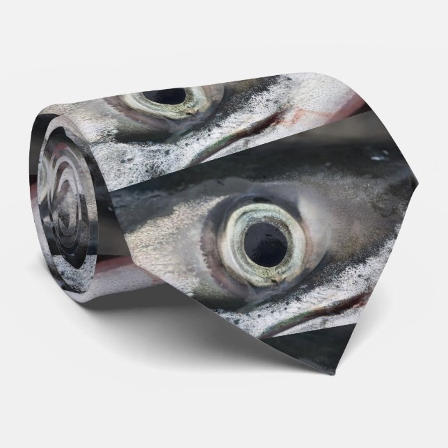 Gravata Salmão Eye (Rolled)