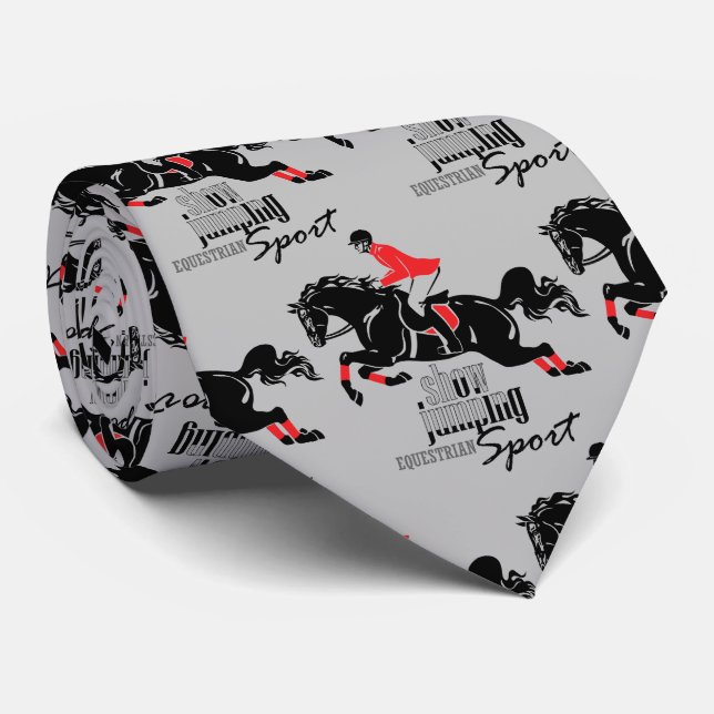 Gravata salto equestre da mostra (Rolled)