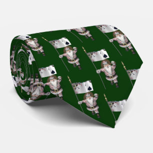 Gravata Santa Claus ama Jogando Poker