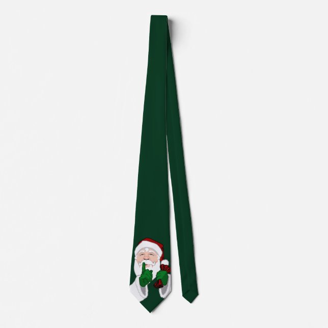 Gravata Santa Clause Tie Festivo Natal Personalizado (Frente)