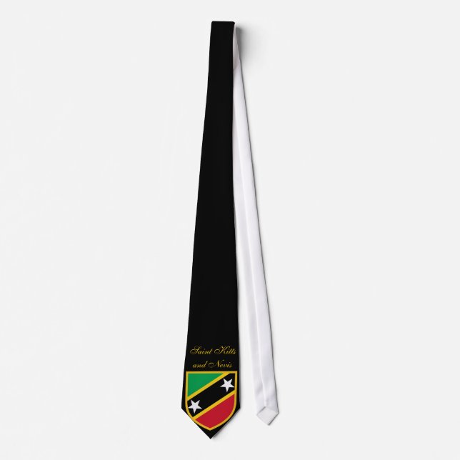 Gravata Santo Kitts e Nevis Flag Neck Tie (Frente)