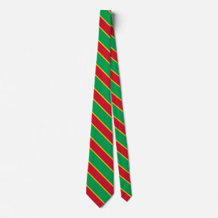 Gravata Santo Kitts e Nevis Sinalizador Elegante Patriótic