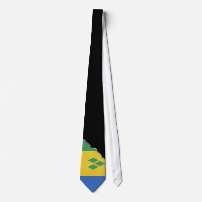 Gravata Santo Vincent Flag (Frente)