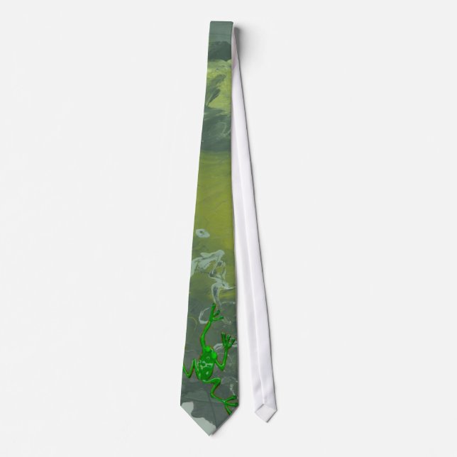 Gravata SAPO VERDE por SHARON SHARPE (Frente)