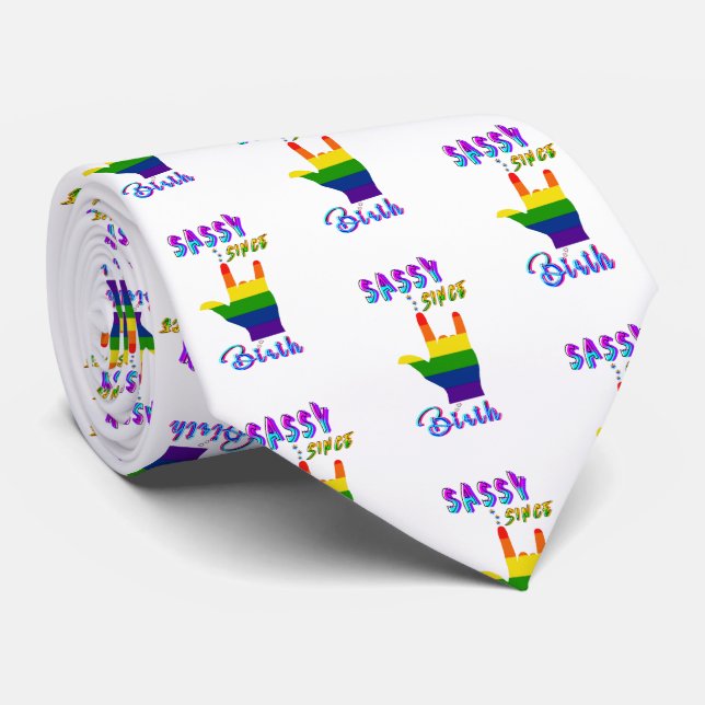 Gravata Sassy Desde o Nascimento (Rolled)