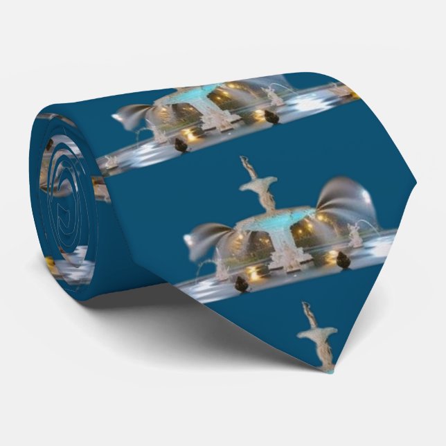 Gravata Savannah, Fonte do Parque Forsyth, na Geórgia (Rolled)