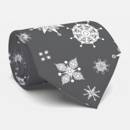 Gravata Schneeflocken Eiskristalle. Accessoires,