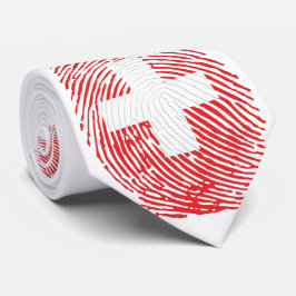 Gravata Schweizer Fingerabdruck