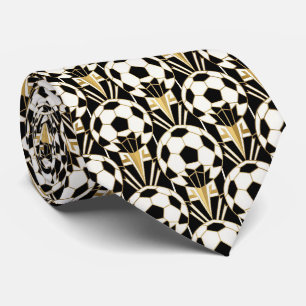 Gravata Seda de Futebol Gentleman Jogador de Esportes