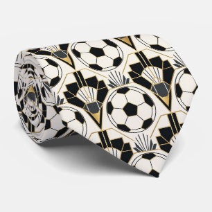 Gravata Seda de Futebol Gentleman Jogador de Esportes