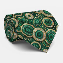 Seda de Luxo Falsa | Geodo Verde + Dourado
