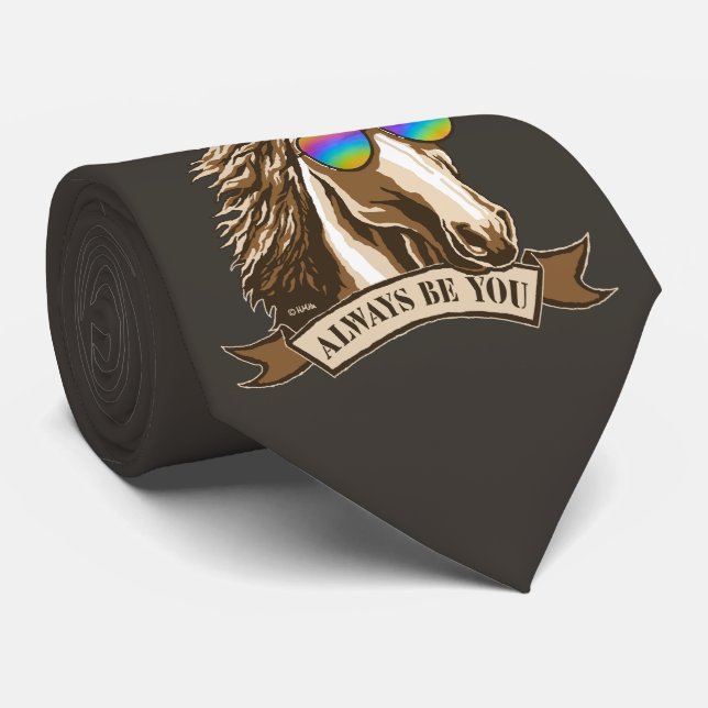 Gravata Seja sempre você (Rolled)