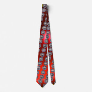 Gravata SELO DO KNIGHTS TEMPLAR GEM red