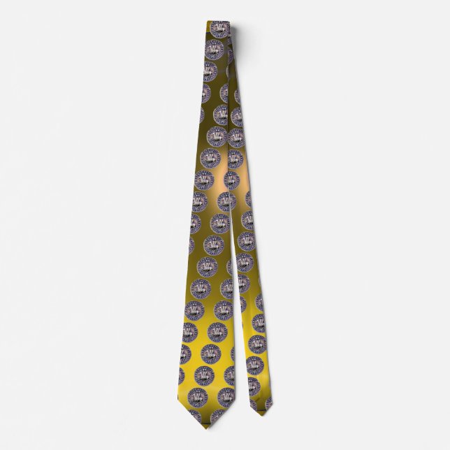 Gravata SELO DO MODELO KNIGHTS GEM yellow (Frente)